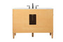 48 Inch Single Bathroom Vanity In Natural Wood "VF12548NW"