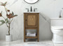 19 Inch Single Bathroom Vanity In Driftwood "VF27019DW"