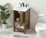 19 Inch Single Bathroom Vanity In Driftwood "VF27019DW"