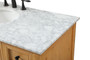 48 Inch Single Bathroom Vanity In Natural Wood "VF27048NW"