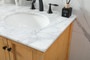 60 Inch Double Bathroom Vanity In Natural Wood "VF27060DNW"