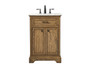 24 Inch Single Bathroom Vanity In Driftwood "VF15024DW"