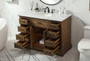 48 Inch Single Bathroom Vanity In Driftwood "VF15048DW"