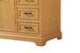 60 Inch Single Bathroom Vanity In Natural Wood "VF15060NW"