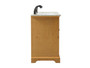 60 Inch Double Bathroom Vanity In Natural Wood "VF15060DNW"