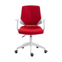 "RTA-3240-RED" Techni Mobili Height Adjustable Mid Back Office Chair, Red