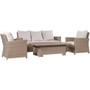 Aiden 4-Piece Seating Set: 2 Side Chairs, Sofa, Adjustable Coffee Table "AIDEN4PC-GRY"