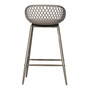 Piazza Outdoor Counter Stool Grey-M2 "QX-1009-15"