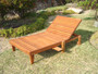 Pacific Douglas Fir Wood Wide Summer Chaise Lounge "CLSMWF-WS1905"