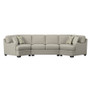 Analiese-3-Piece Sectional With 4 Pillows - Lsf And Rsf Corner -Cream By Emerald Home "U4315-12-16-30-19A-K"