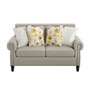 Loveseat With 4 Pillows-Beige By Emerald Home "U3910-01-09"