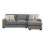 Repose-2-Piece Chofa-Lsf Loveseat Rsf Chaise-Light Grey By Emerald Home "U4174-11-12-33A-K"