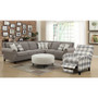 Lsf Sofa With 2 Pillows-Grey By Emerald Home "U4120-11-13A"