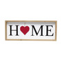 Elegant Designs Rustic Farmhouse Wooden Seasonal Interchangeable Symbol "Home" Frame with 12 Ornaments, Natural "HG3201-RBK"