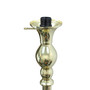 Lalia Home Classic 1 Light Torchiere Floor Lamp with Marbleized Glass Shade, Gold "LHF-3001-GL"