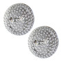 Lalia Home Crystal Glam 2 Light Ceiling Flush Mount - Pack Of 2, Chrome "LHM-2000-CH-2PK"