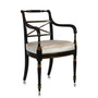 Arm Chair Regency Chinoiserie Ebn "34217/1EBN-053"