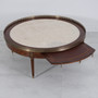 Louis Xvi Parquetry Round Coffee Table "33510EM/BR-C"