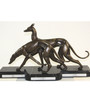 Two Greyhounds On Marble Base "HM2366ACM"