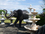 Lifesize Bronze Standing Elephant "A7452AC"