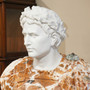 Marble Bust Mixed Colours "J21037"