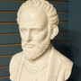 White Marble Bust Man With Beard "J13014"