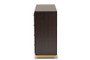 "LV28COD28232-Modi Wenge-8DW-Dresser" Baxton Studio Cormac Modern And Contemporary Espresso Brown Finished Wood And Gold Metal 8-Drawer Dresser