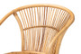 "Murai-Rattan-DC" Baxton Studio Murai Modern Bohemian Natural Brown Rattan Dining Chair