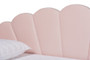 "BBT61078-Light Pink Velvet-Daybed-Full" Baxton Studio Timila Modern And Contemporary Light Pink Velvet Fabric Upholstered Full Size Daybed