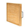 Elegant Designs Decorative Wood Serving Tray With Handles, 15.50" X 12", "Happy Harvest" "HG2000-NHH"