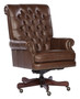 "79253C" Coffee Leather Executive Chair