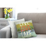 Liora Manne Frontporch Live Love Lake Indoor/Outdoor Pillow Water 18" x 18" "7FP8S450703"