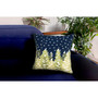 Liora Manne Frontporch Let It Snow Indoor/Outdoor Pillow Midnight 18" x 18" "7FP8S451247"