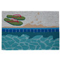 Liora Manne Frontporch Poolside Indoor/Outdoor Rug Water 1'8" x 2'6" "FTP12445003"