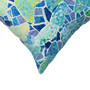 Liora Manne Illusions Butterfly Indoor/Outdoor Pillow Blue 18" x 18" "7IL8S330703"