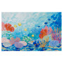 Liora Manne Illusions Seascape Indoor/Outdoor Mat Ocean 4'10" x 7'6" "ILU58331104"