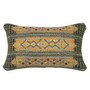 Liora Manne Marina Tribal Stripe Indoor/Outdoor Pillow Green 12" x 18" "7MR5S805706"