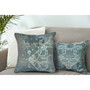 Liora Manne Marina Kermin Indoor/Outdoor Pillow Blue 18" x 18" "7MR8S804303"
