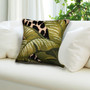 Liora Manne Marina Safari Indoor/Outdoor Pillow Green 18" x 18" "7MR8S805606"