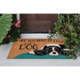 Liora Manne Natura Love And A Dog Outdoor Mat Natural 1'6" x 2'6" "NTR12222512"