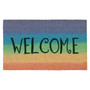 Liora Manne Natura Welcome Outdoor Mat Rainbow 1'6" x 2'6" "NTR12222944"