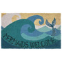 Liora Manne Natura Mermaids Welcome Outdoor Mat Ocean 2' x 3' "NTR23202804"