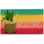 Liora Manne Natura Welcome Pineapple Outdoor Mat Warm 2' x 3' "NTR23209624"