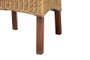"DC9001-Rattan-DC" Baxton Studio Shamara Modern Bohemian Natural Rattan and Mahogany Wood Dining Chair