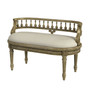 "2625424" Hathaway 37" Upholstered Bench, Beige