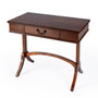 "4456274" Alta 1 Drawer Writing Desk, Cherry Brown