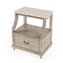 "5519329" Mabel Marble Nightstand, Gray