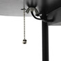 Simple Designs 62.5" Round Modern Shelf Etagere Organizer Storage Floor Lamp With 2 Usb Charging Ports - Black "LF2010-BLK"