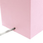 Lalia Home Lexington 21" Leather Base Modern Home Decor Bedside Table Lamp - Pink "LHT-3008-PN"