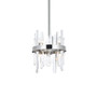 Serena 10 Inch Crystal Round Pendant In Chrome "2200D10C"